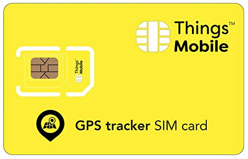 SIM Card per GPS TRACKER - Things Mobile - con copertura globale e rete multi-operatore GSM 2G 3G 4G LTE, senza costi fissi, senza scadenza e tariffe competitive, senza credito incluso