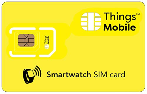 SIM Card per Smartwatch - GSM 2G 3G 4G - ideale per werables, smartwatch, sportwatch, tracker, localizzatori indossabili, con € 10 di credito incluso.