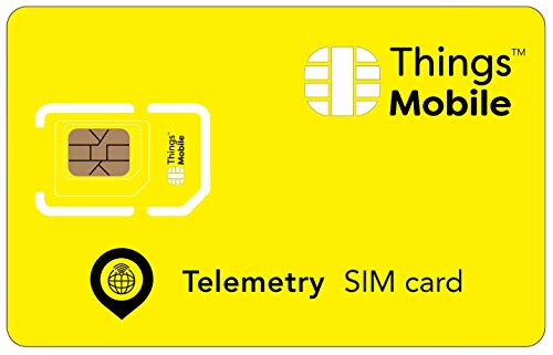 SIM Card per TELEMETRIA Things Mobile con copertura globale e rete multi-operatore GSM 2G 3G 4G LTE, senza costi fissi, senza scadenza e tariffe competitive, con 10 € di credito incluso