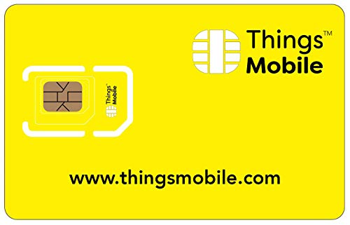 SIM Card Things Mobile prepagata per IOT e M2M con copertura globale senza costi fissi. Ideale per domotica, GPS tracker, telemetria, allarmi, smart city, automotive. Credito non incluso.