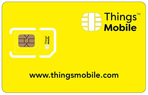 SIM Card Things Mobile prepagata per IOT e M2M con copertura globale e 60 € di credito incluso senza costi fissi. Ideale per domotica, GPS tracker, telemetria, allarmi, automotive.