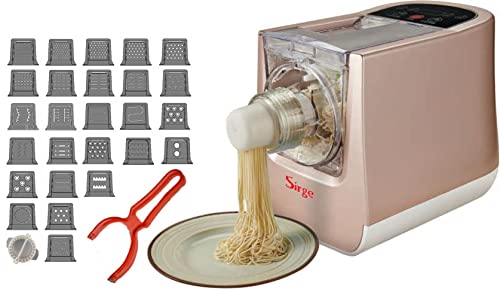 Sirge RPASTA Macchina per pasta fresca automatica 26 TRAFILE - 300W - PER TUTTI I TIPI DI FARINA + KIT Ravioli