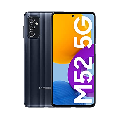 Smartphone Samsung Galaxy M52 5G senza contratto Android 128 GB nero
