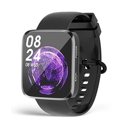 Smartwatch da Uomo, Smartwatch Touch da 1,71 Pollici con Cardiofrequenzimetro, Orologio Fitness Impermeabile IP68, con 20 Modalità di Orologio Sportive Fitness Tracker Compatibili per Android iphone