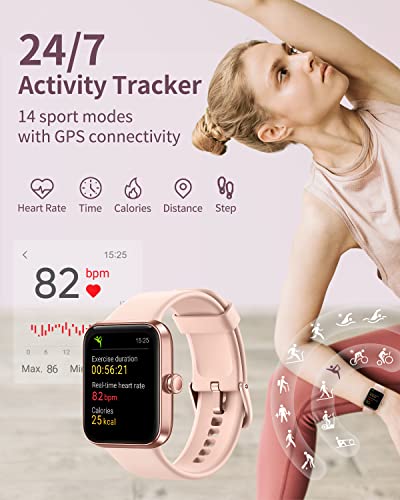 Smartwatch Donna Orologio Fitness 1,69  Schermo, Smart Watch Cardio...