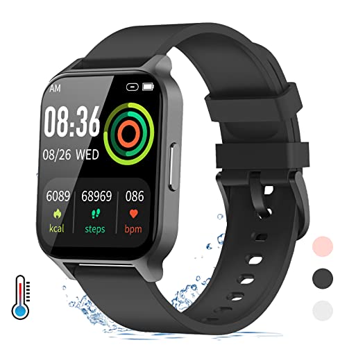 Smartwatch,Orologio Fitness Uomo Donna 1,69   Smart Watch Temperatu...