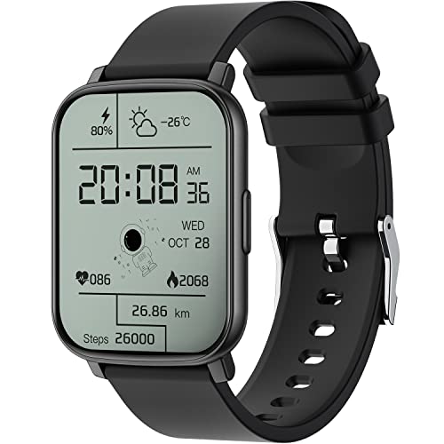 Smartwatch Orologio Fitness Uomo Donna Bambini 1.69   schermo Impermeabile IP68 Smart Watch Cardiofrequenzimetro da polso Cronometro Contapassi Fitness Tracker con 24 sport modelli per Android iOS