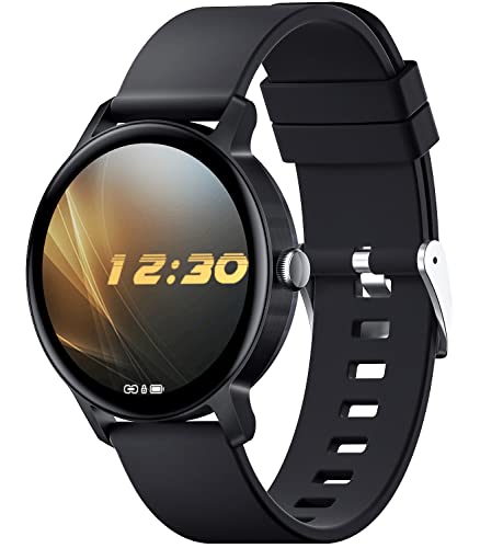 Smartwatch Uomo Donna,Tinwoo Orologio Fitness per iOS Android,40mm HD-Schermo,Supporto Ricarica Wireless Qi,Activity Tracker con Contapassi Impermeabile IP68 Cardiofrequenzimetro,Saturimetro(SpO2)