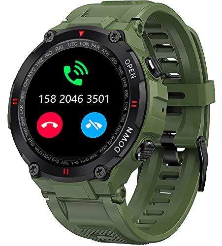 Smartwatch Uomo Orologio Fitness Militari Smart Watch Tracker di At...