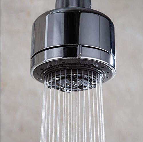 Soffione doccia Soffione doccia ad alta pressione Soffione doccia a risparmio idrico Soffione fisso a cinque marce fisso