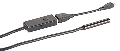 Somikon endoscopio Telecamera Cellulare: Fotocamera per endoscopio USB, 6 LED, per PC e Smartphone Android OTG, IP67 (Macchina Fotografica del Tubo Flessibile)