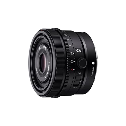 Sony SEL-40F25G - Obiettivo Full-Frame focale fissa 40mm F2.5, Premium Serie G, Mirrorless Attacco E, Nero