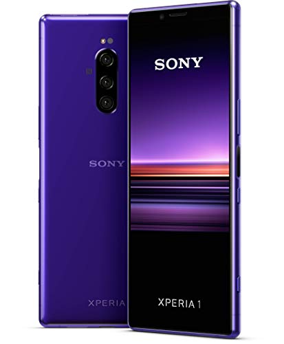 Sony Xperia 1 128 GB Smartphone (16, 5 cm (6, 5 pollici) OLED Display, Triple Camera, IP65 IP68, 6 GB RAM, Android 9) [Italia] Viola