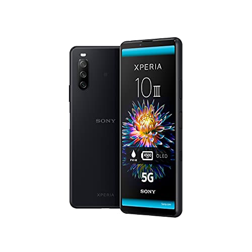Sony Xperia 10 III 5G - Smartphone 128GB, 6GB RAM, Dual Sim, Black...