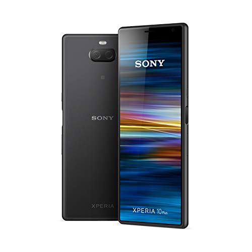 Sony Xperia 10 Plus - Smartphone con display 21:9, 6.5   full HD+ Dual Camera 12MP e 8MP, processore HD Qualcomm Snapdragon 636, Batteria da 3000mAh Nero