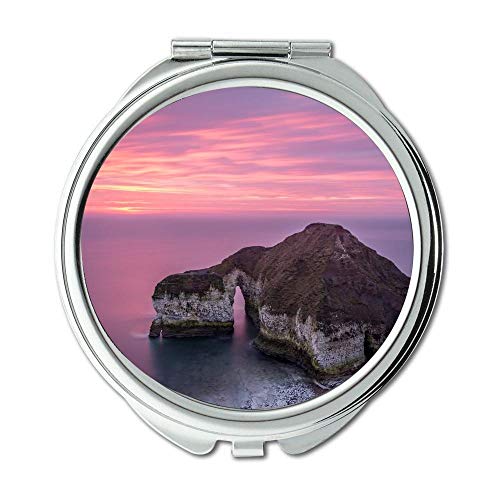 Specchio, specchio compatto, arco spiaggia bridlington, specchio tascabile, specchio portatile