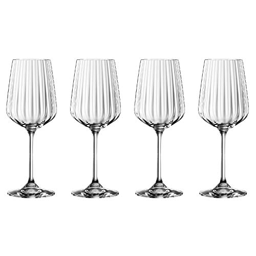 Spiegelau & Nachtmann 4450172 Set di 4 calici da vino bianco in vetro di cristallo, 440 ml