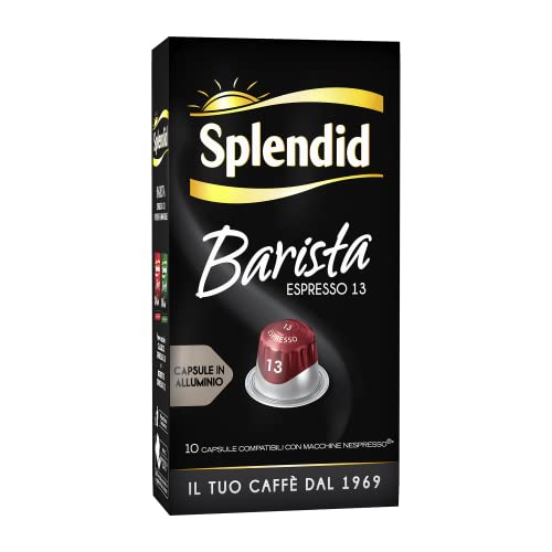 Splendid Capsule Caffè Espresso Barista, 100 Capsule in Alluminio,...