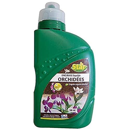 Star Jardin 08145-Concime Liquido per Orchidee, 500 ml, Colore: Bianco
