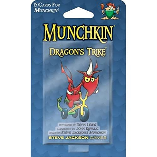 Steve Jackson Games SJG04243 - Munchkin, Gioco di Carte - Espansione: Dragon s Trike [Lingua Tedesca]