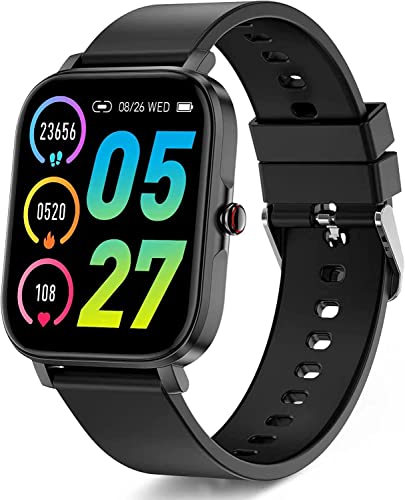 Sudugo Smartwatch Uomo Donna, 1.69  Full Touch Schermo Orologio Fitness con Contapassi Sonno Cardiofrequenzimetro Cronometro, 12 Sportivo Activity Tracker, IP68 Impermeabil Smart Watch per Android IOS