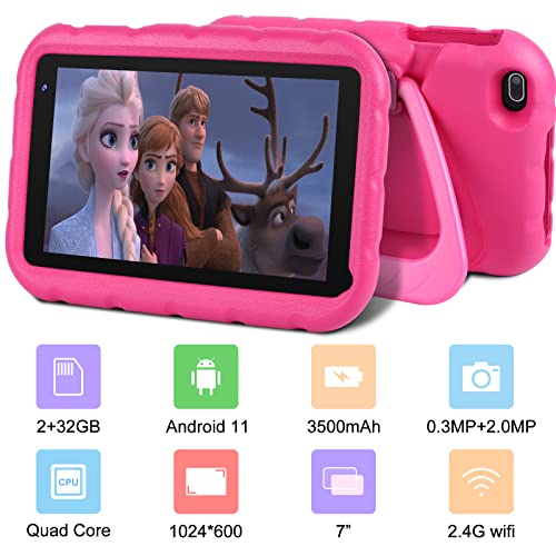 Tablet Bambini 7 Pollici Oangcc Android 11 Tablet, Quad Core, 2GB R...
