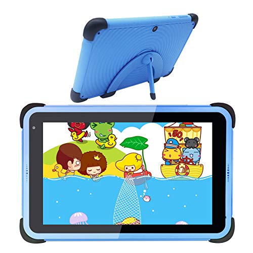 Tablet per bambini da 7 pollici Android 11.0 Tablet, 2 GB di RAM 32 GB di spazio di archiviazione Kids Tablet Wi-Fi, tablet per l apprendimento dei bambini Custodia a prova di bambino (blu)
