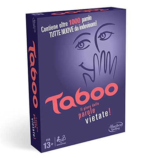 Taboo (Gioco in Scatola Hasbro Gaming, Versione in Italiano) Per Qu...