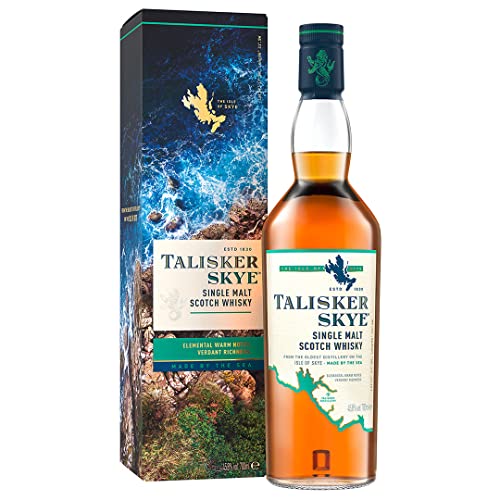 Talisker Skye Single Malt Scotch Whisky, 700 ml (La confezione può variare)
