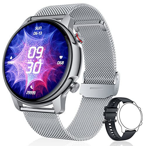TAOPON Smartwatch per Donna Orologi Uomo Android iOS 1.32   Touchscreen Orologio Fitness Tracker Digitale IP68 Impermeabile Smart Watch GPS con Cardiofrequenzimetro è Contapassi Contacalorie da Polso