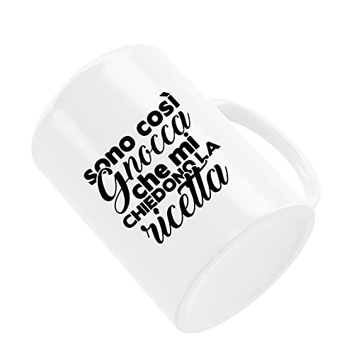 Tazza Mug in Ceramica SONO COSI GNOCCA CHE MI CHIEDONO LA RICETTA -...