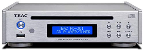 Teac PD-301DAB-X - Lettore CD con sintonizzatore DAB FM, colore: Nero argento