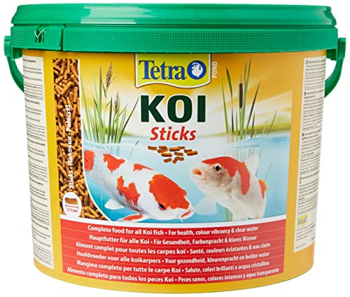Tetra Pond Koi Sticks - Mangime Completo per Tutte Le Carpe Koi, 10 L