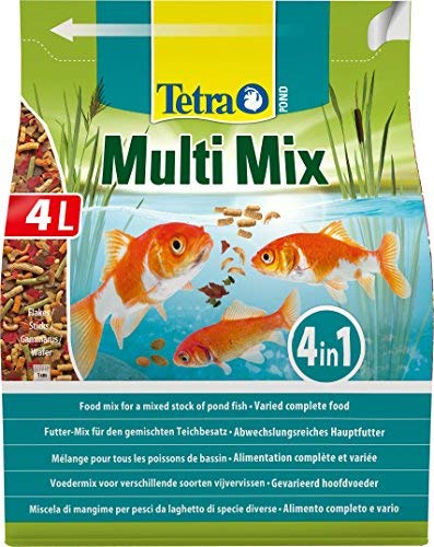 Tetra Pond Multi Mix - Miscela di mangime per pesci da laghetto di specie diverse 4 L