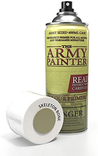 The Army Painter | Base Primer Skeleton Bone | Spray Acrilico Base per Pittura di Modellini in Miniatura | Beige
