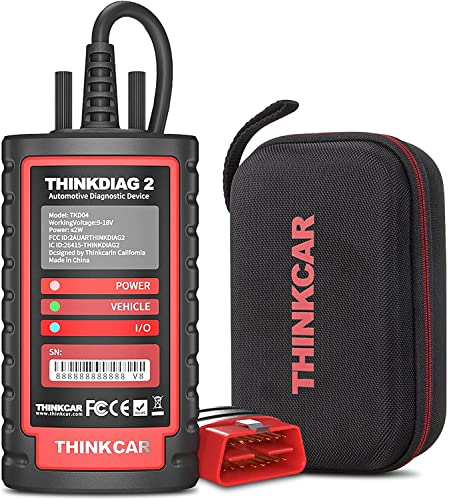 thinkcar obd2 Auto diagnostica ThinkDiag 2 Bluetooth 5.0 diagnosi Auto di obd2 Tutti Sistema, Servizio di ripristino 16 & Can-FD Codice di Errore OBD2 Scanner con Test Attivo, Auto-Vin, Codifica ECU