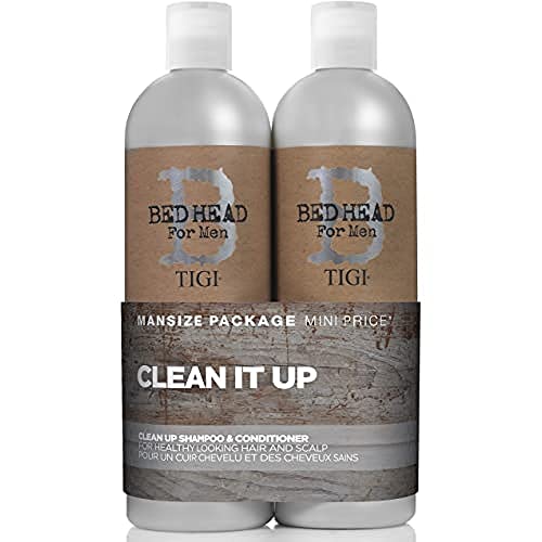 Tigi Clean Up Daily Shampoo e Balsamo per Capelli, 2x750 ml