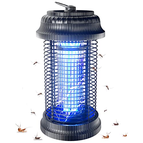 TMACTIME 20W Lampada Antizanzare Elettrica, 4500V UV Zanzariera Elettrica, Impermeabile IPX4, Non Tossico ed Ecologico per Giardino Interno Esterno