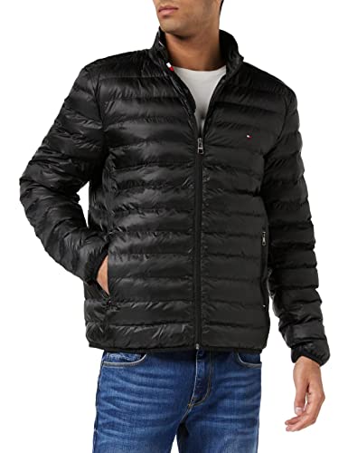 Tommy Hilfiger Giacca Trapuntata Uomo Core Packable Recycled Jacket, Nero (Black), L