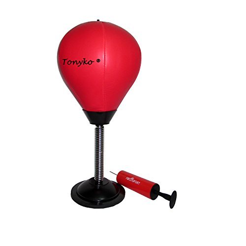 Tonyko Stress Reliever Desktop Speed Punching Ball with Pump by Tonyko