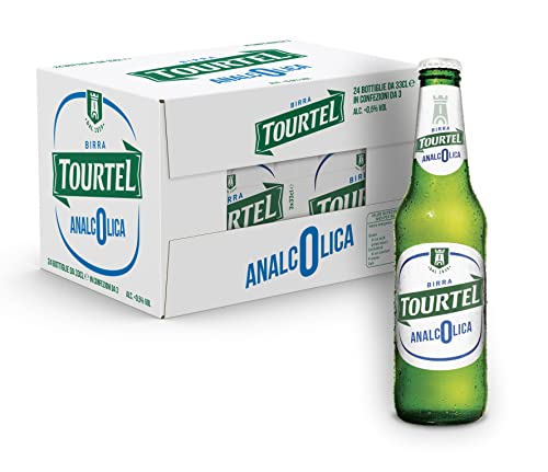 Tourtel Cassa Birra Analcolica con 24 Bottiglie da 33 cl, 7.92 L, B...
