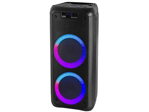 Trevi XFest XF 600 KB Altoparlante Amplificato Portatile 80W, USB, Micro SD, AUX-IN, Bluetooth, Batteria Integrata, Karaoke Party Speaker con Microfono Incluso