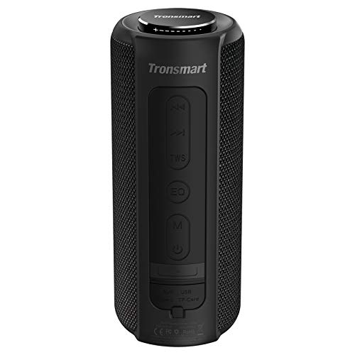 Tronsmart T6 Plus Cassa Bluetooth 40W, Altoparlante Waterproof IPX6 con Powerbank, Suono Stereo, 15 Ore di Riproduzione, Effetti Tri-Bass, Speaker con Bluetooth 5.0 e Chiamata Vivavoce