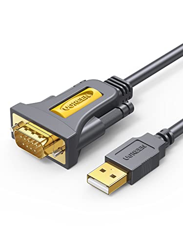 UGREEN Adattatore USB a RS232 Cavo DB9 9 Pin per Registratore di Ca...