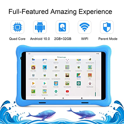ULIST Tablet per bambini 8 Pollici Android 11 doppia fotocamera 2GB...