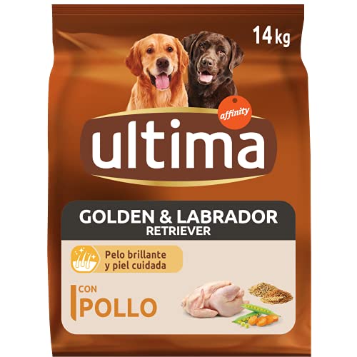 Ultima Cibo per Cani Medium-Maxi Golden & Labrador con Pollo - 14 k...