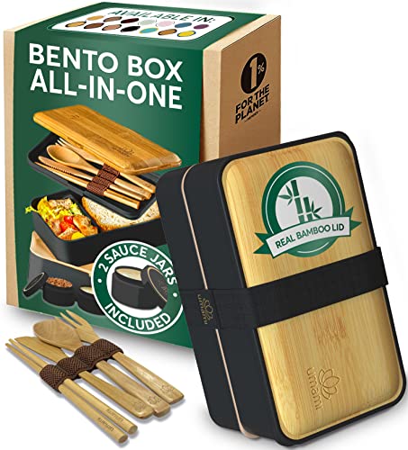 UMAMI Premium Bento Lunch Box per Adulti Bambini con Vaschetta Cond...