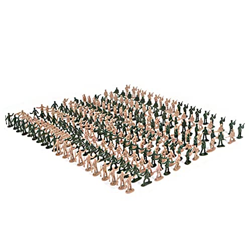 Uposao 360pezzi Soldatini Giocattolo di Plastica Soldiers Army Toys Tradizionale Plastica Verde per Giochi di Guerra Army Military Toys Giocattolo Militare per Bambini Sand Table Model Thrifty
