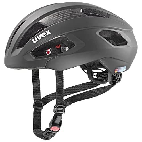 Uvex Rise CC, Casco Bicicletta Unisex-Adult, all Black Mat, 52-56 cm