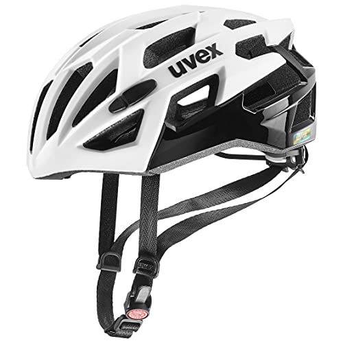 Uvex S4109680217, Bike Helmets Unisex Adulto, Race White Black, 56-...
